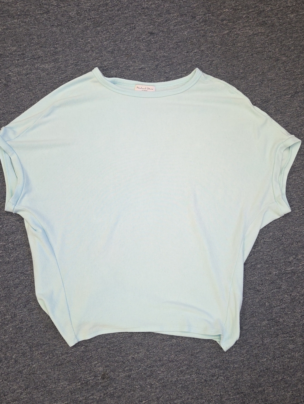 Michael Stars Light Blue Relaxed Short Sleeve Tee